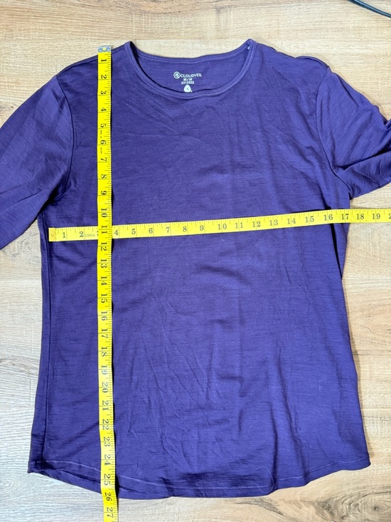 Cloudviel  Women’s Merino Wool Baselayer Long Sleeve Top Outdoors Hiking M - Picture 6 of 8